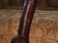 Analfunner2 riding bam dildo deep