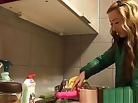 Tiny teen masturbates