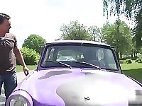 Group Of Guys Bangs A Sweet Girl