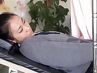 Ass of japanese slut gets drilled by the horny gynecologist