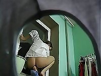 Nasty voyeur hid