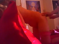 scrawny man fucks cute blonde anal style
