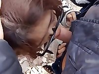 Amateur Asian Chinese Couple Blowjob &_ Sex in Public
