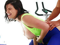 Bodacious Latina hottie's pucker penetrated stiff