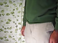 Grandpa David 67 London talks & strips to show sexy pants