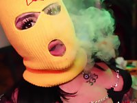 Tattooed hottie Luna  gets wrecked by a BBC