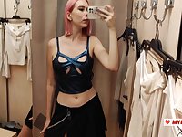 Try On Haul Transparent Clothes Completely See-through. At The Mall. See On Me In The
