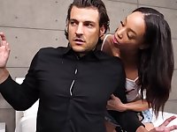 Hairy Jay Smooth & Brunette Alexis Tae in Bagde Bunny