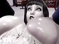 Goth Futa Fucks Girl in Hot 3D Hentai Scene