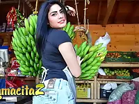 Big Oiled Ass Latina Teen Devora Robles Takes Huge Cock in Tight Pussy - Mamacitaz