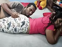 Hot Mallu Girl Vaishnavy and Sharun Rajs Steamy Bedroom Romance - Big Ass Kiss and Ass Rubbing