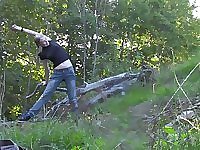 I tear my hot girlfriend’s pantyhose and drill her beaver